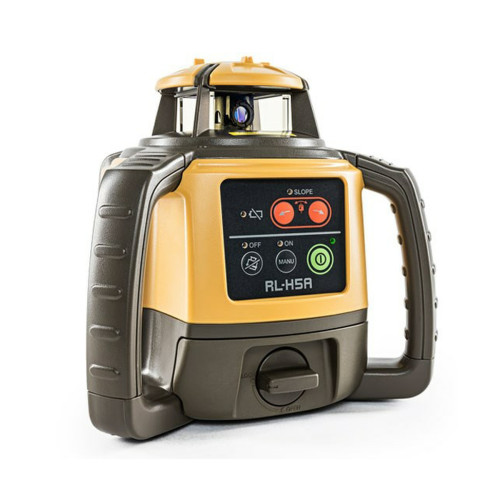 Topcon RL-H5 Laser Level - Rechargeable Option, supplied with LS-80 Receiver and Holder-6 Clamp