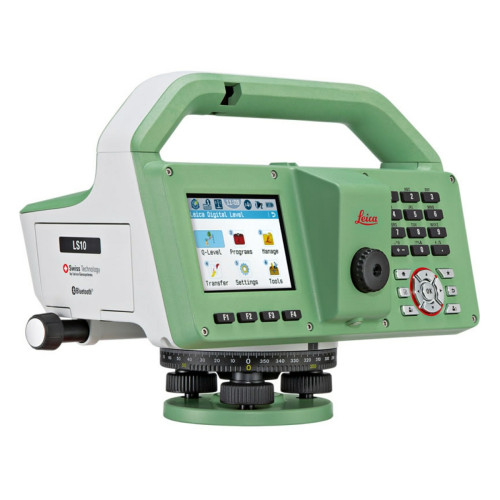 LS10 0.3mm, precision digital level with magnetically damped compensator, internal memory, communication interfaces (USB host, USB device, Blue-tooth) and levelling application pro-grams, wit