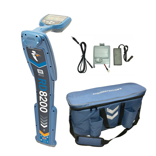 Radiodetection RD8200G Precision Locator - Rechargable with Carry Bag