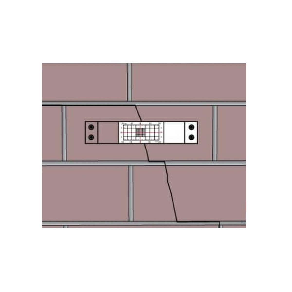Design survey standard tell tale crack monitor