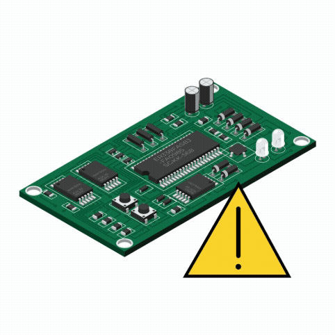Circuit board damage